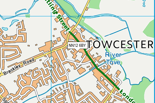 NN12 6BY map - OS VectorMap District (Ordnance Survey) NN12 6BY map - OS VectorMap District (Ordnance Survey)