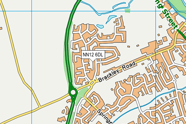 NN12 6DL map - OS VectorMap District (Ordnance Survey) NN12 6DL map - OS VectorMap District (Ordnance Survey)