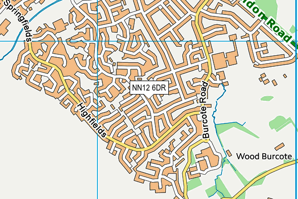 NN12 6DR map - OS VectorMap District (Ordnance Survey) NN12 6DR map - OS VectorMap District (Ordnance Survey)