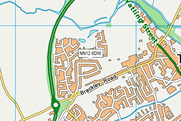 NN12 6DW map - OS VectorMap District (Ordnance Survey) NN12 6DW map - OS VectorMap District (Ordnance Survey)