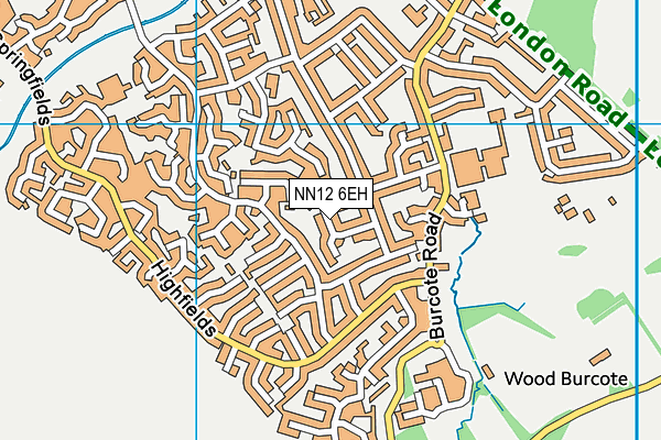 NN12 6EH map - OS VectorMap District (Ordnance Survey) NN12 6EH map - OS VectorMap District (Ordnance Survey)