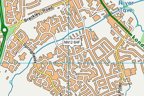 NN12 6HF map - OS VectorMap District (Ordnance Survey) NN12 6HF map - OS VectorMap District (Ordnance Survey)