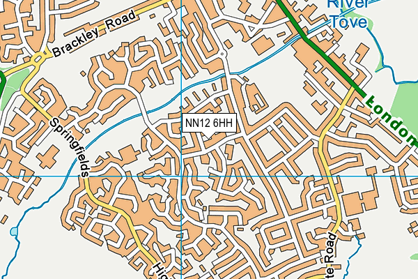 NN12 6HH map - OS VectorMap District (Ordnance Survey) NN12 6HH map - OS VectorMap District (Ordnance Survey)