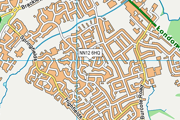 NN12 6HQ map - OS VectorMap District (Ordnance Survey) NN12 6HQ map - OS VectorMap District (Ordnance Survey)