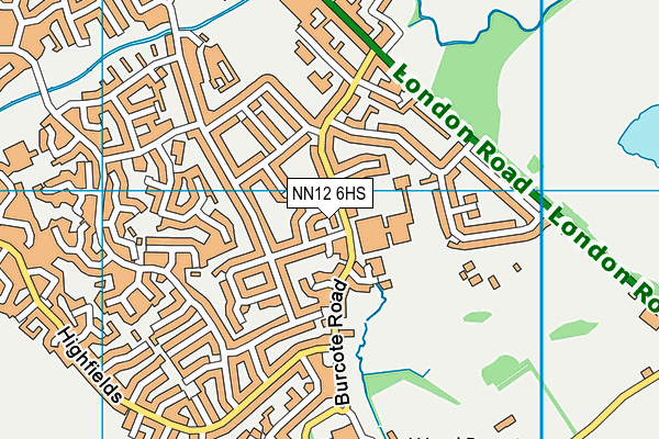 NN12 6HS map - OS VectorMap District (Ordnance Survey) NN12 6HS map - OS VectorMap District (Ordnance Survey)
