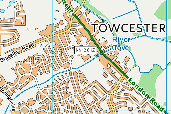 NN12 6HZ map - OS VectorMap District (Ordnance Survey) NN12 6HZ map - OS VectorMap District (Ordnance Survey)