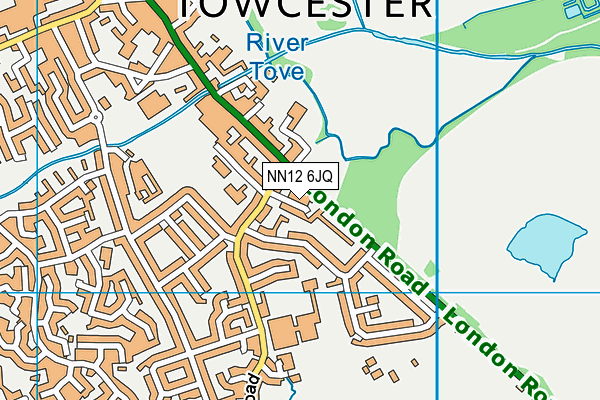 NN12 6JQ map - OS VectorMap District (Ordnance Survey)