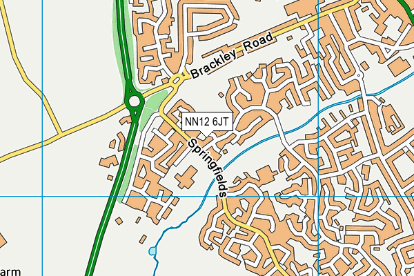 NN12 6JT map - OS VectorMap District (Ordnance Survey) NN12 6JT map - OS VectorMap District (Ordnance Survey)