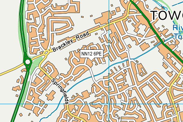 NN12 6PE map - OS VectorMap District (Ordnance Survey) NN12 6PE map - OS VectorMap District (Ordnance Survey)