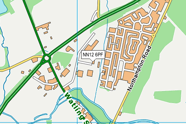 NN12 6PF map - OS VectorMap District (Ordnance Survey) NN12 6PF map - OS VectorMap District (Ordnance Survey)