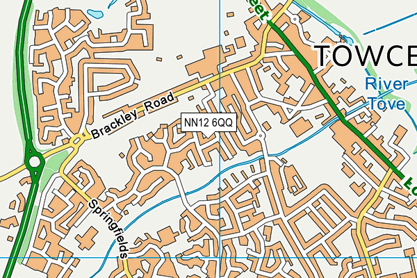 NN12 6QQ map - OS VectorMap District (Ordnance Survey) NN12 6QQ map - OS VectorMap District (Ordnance Survey)