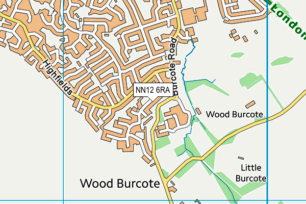 NN12 6RA map - OS VectorMap District (Ordnance Survey) NN12 6RA map - OS VectorMap District (Ordnance Survey)