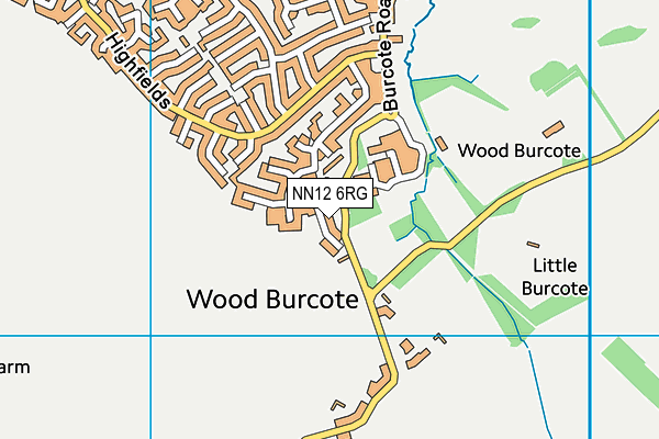 NN12 6RG map - OS VectorMap District (Ordnance Survey) NN12 6RG map - OS VectorMap District (Ordnance Survey)