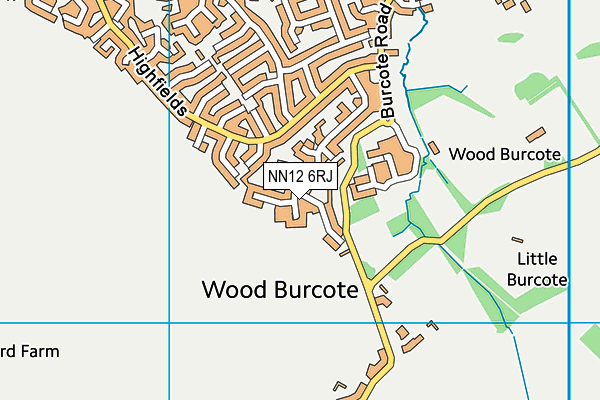 NN12 6RJ map - OS VectorMap District (Ordnance Survey) NN12 6RJ map - OS VectorMap District (Ordnance Survey)