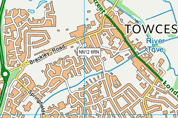 NN12 6RN map - OS VectorMap District (Ordnance Survey) NN12 6RN map - OS VectorMap District (Ordnance Survey)