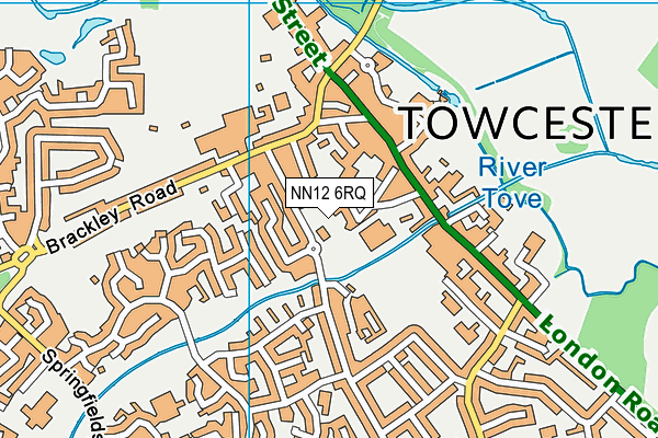 NN12 6RQ map - OS VectorMap District (Ordnance Survey)