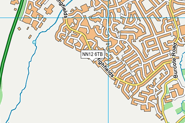 NN12 6TB map - OS VectorMap District (Ordnance Survey) NN12 6TB map - OS VectorMap District (Ordnance Survey)
