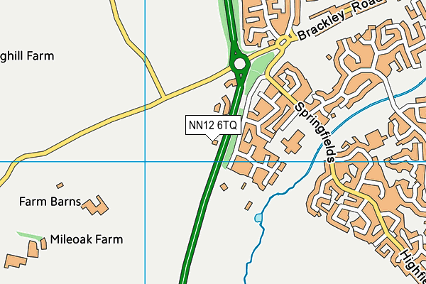 NN12 6TQ map - OS VectorMap District (Ordnance Survey) NN12 6TQ map - OS VectorMap District (Ordnance Survey)