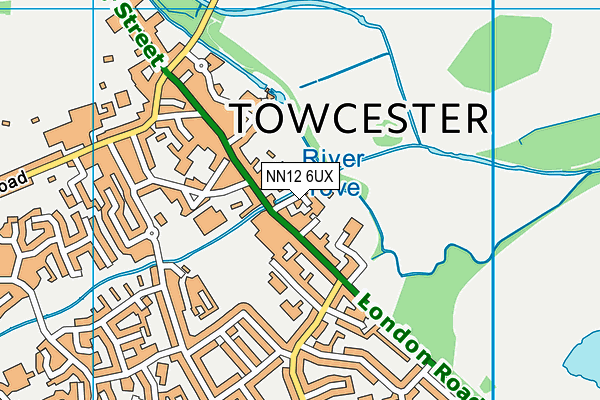 NN12 6UX map - OS VectorMap District (Ordnance Survey) NN12 6UX map - OS VectorMap District (Ordnance Survey)