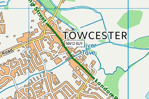 NN12 6UY map - OS VectorMap District (Ordnance Survey) NN12 6UY map - OS VectorMap District (Ordnance Survey)