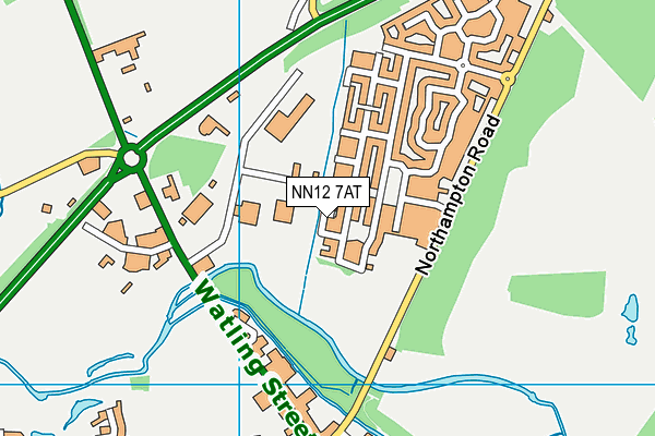 NN12 7AT map - OS VectorMap District (Ordnance Survey) NN12 7AT map - OS VectorMap District (Ordnance Survey)