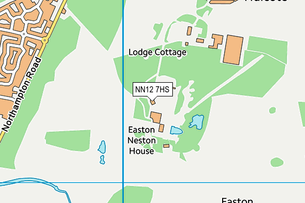 NN12 7HS map - OS VectorMap District (Ordnance Survey)