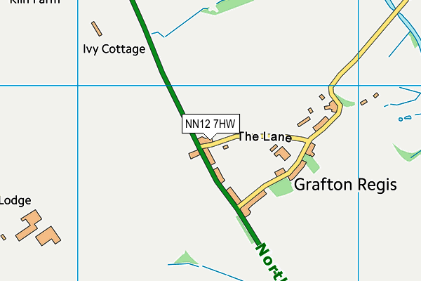 NN12 7HW map - OS VectorMap District (Ordnance Survey) NN12 7HW map - OS VectorMap District (Ordnance Survey)