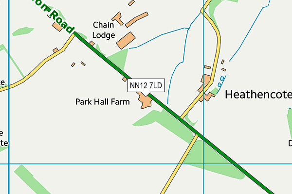 NN12 7LD map - OS VectorMap District (Ordnance Survey) NN12 7LD map - OS VectorMap District (Ordnance Survey)
