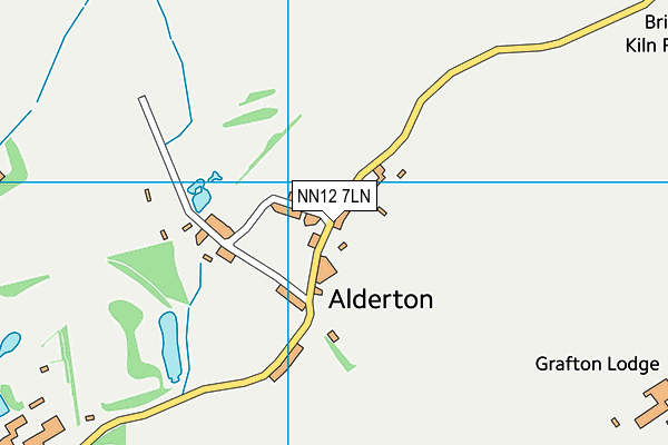 NN12 7LN map - OS VectorMap District (Ordnance Survey)