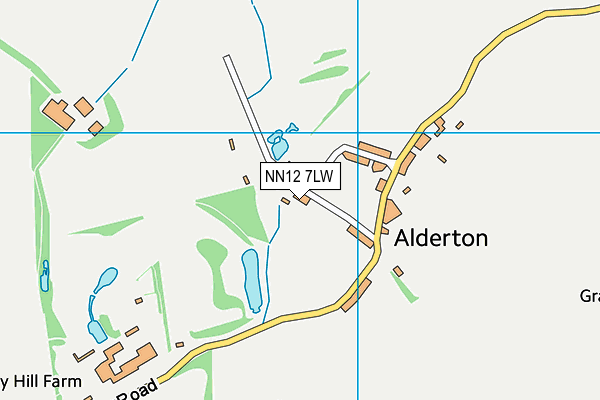 NN12 7LW map - OS VectorMap District (Ordnance Survey) NN12 7LW map - OS VectorMap District (Ordnance Survey)
