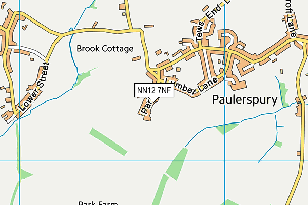 NN12 7NF map - OS VectorMap District (Ordnance Survey) NN12 7NF map - OS VectorMap District (Ordnance Survey)