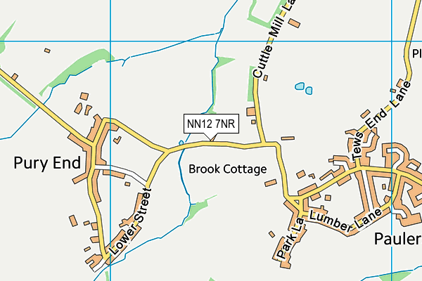 NN12 7NR map - OS VectorMap District (Ordnance Survey) NN12 7NR map - OS VectorMap District (Ordnance Survey)