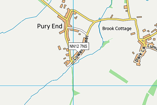 NN12 7NS map - OS VectorMap District (Ordnance Survey) NN12 7NS map - OS VectorMap District (Ordnance Survey)
