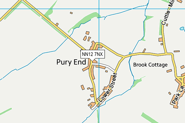 NN12 7NX map - OS VectorMap District (Ordnance Survey) NN12 7NX map - OS VectorMap District (Ordnance Survey)