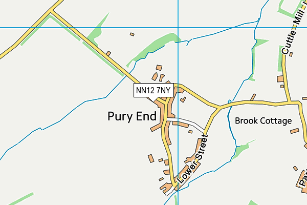 NN12 7NY map - OS VectorMap District (Ordnance Survey)