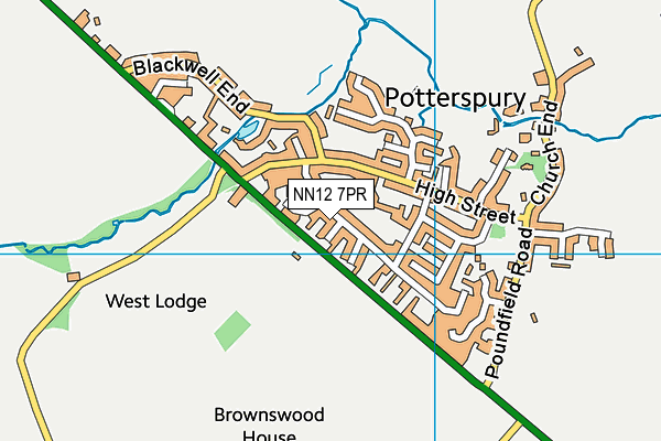 NN12 7PR map - OS VectorMap District (Ordnance Survey) NN12 7PR map - OS VectorMap District (Ordnance Survey)