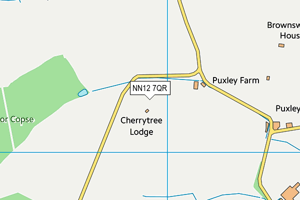 NN12 7QR map - OS VectorMap District (Ordnance Survey) NN12 7QR map - OS VectorMap District (Ordnance Survey)