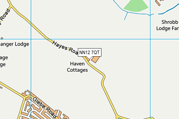 NN12 7QT map - OS VectorMap District (Ordnance Survey) NN12 7QT map - OS VectorMap District (Ordnance Survey)