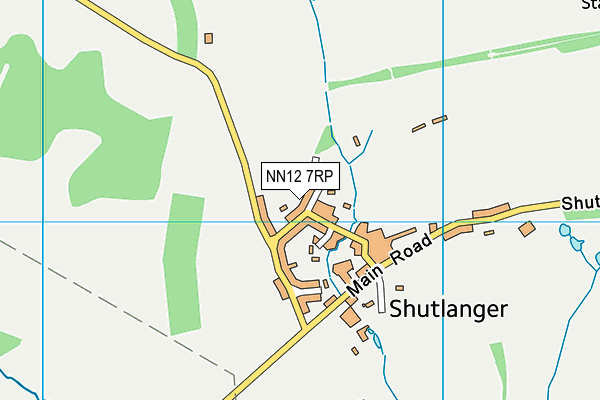 NN12 7RP map - OS VectorMap District (Ordnance Survey) NN12 7RP map - OS VectorMap District (Ordnance Survey)