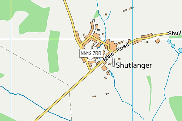 NN12 7RR map - OS VectorMap District (Ordnance Survey) NN12 7RR map - OS VectorMap District (Ordnance Survey)
