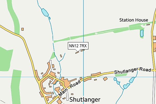 NN12 7RX map - OS VectorMap District (Ordnance Survey) NN12 7RX map - OS VectorMap District (Ordnance Survey)