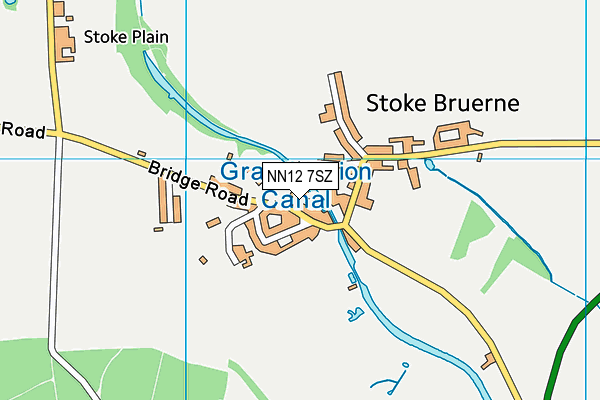 NN12 7SZ map - OS VectorMap District (Ordnance Survey) NN12 7SZ map - OS VectorMap District (Ordnance Survey)