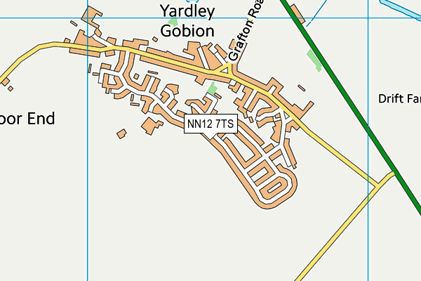 NN12 7TS map - OS VectorMap District (Ordnance Survey) NN12 7TS map - OS VectorMap District (Ordnance Survey)