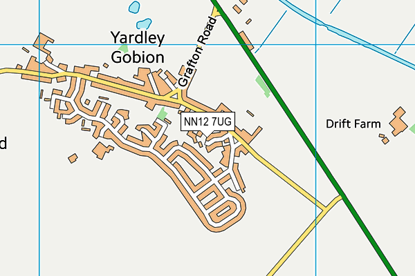 NN12 7UG map - OS VectorMap District (Ordnance Survey) NN12 7UG map - OS VectorMap District (Ordnance Survey)