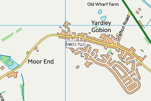 NN12 7UJ map - OS VectorMap District (Ordnance Survey) NN12 7UJ map - OS VectorMap District (Ordnance Survey)