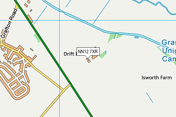 NN12 7XR map - OS VectorMap District (Ordnance Survey) NN12 7XR map - OS VectorMap District (Ordnance Survey)