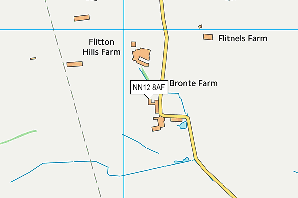 NN12 8AF map - OS VectorMap District (Ordnance Survey) NN12 8AF map - OS VectorMap District (Ordnance Survey)