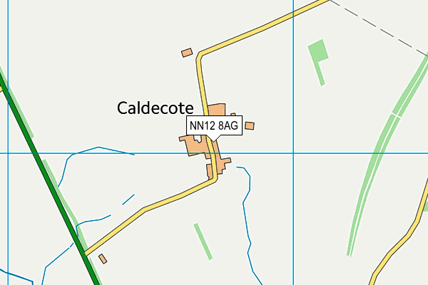 NN12 8AG map - OS VectorMap District (Ordnance Survey)