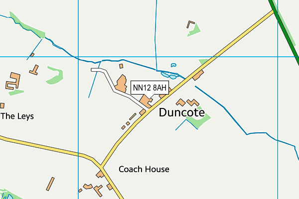 NN12 8AH map - OS VectorMap District (Ordnance Survey) NN12 8AH map - OS VectorMap District (Ordnance Survey)