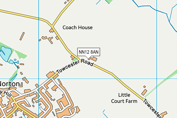 NN12 8AN map - OS VectorMap District (Ordnance Survey) NN12 8AN map - OS VectorMap District (Ordnance Survey)
